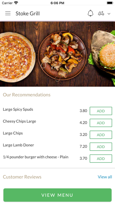 Stoke Grill. Screenshot
