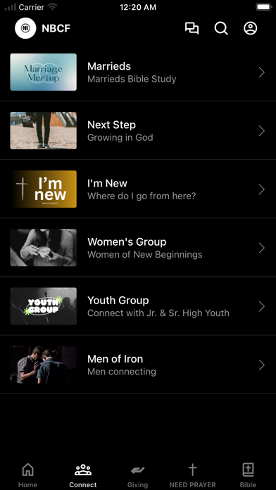 New Beginnings Santa Maria iPhone screenshot
