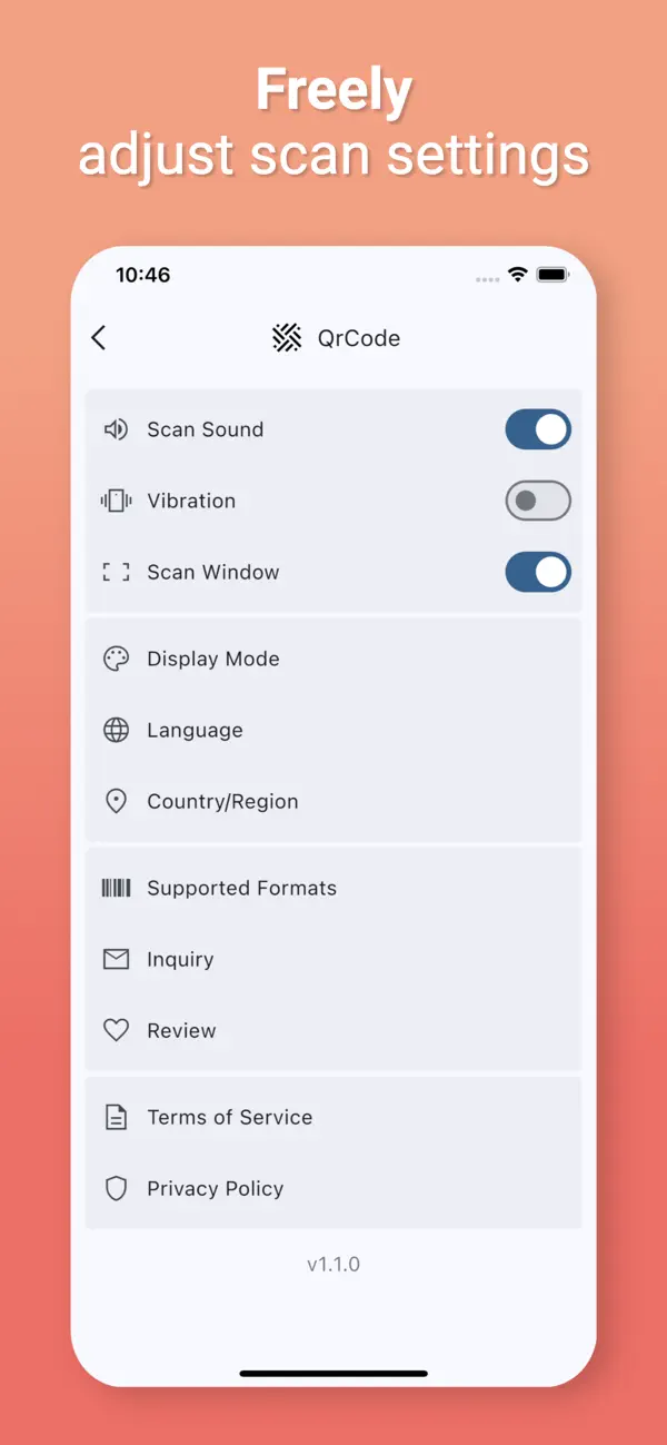 #4. QR-Code Reader + (iOS) di: BizNode Inc.