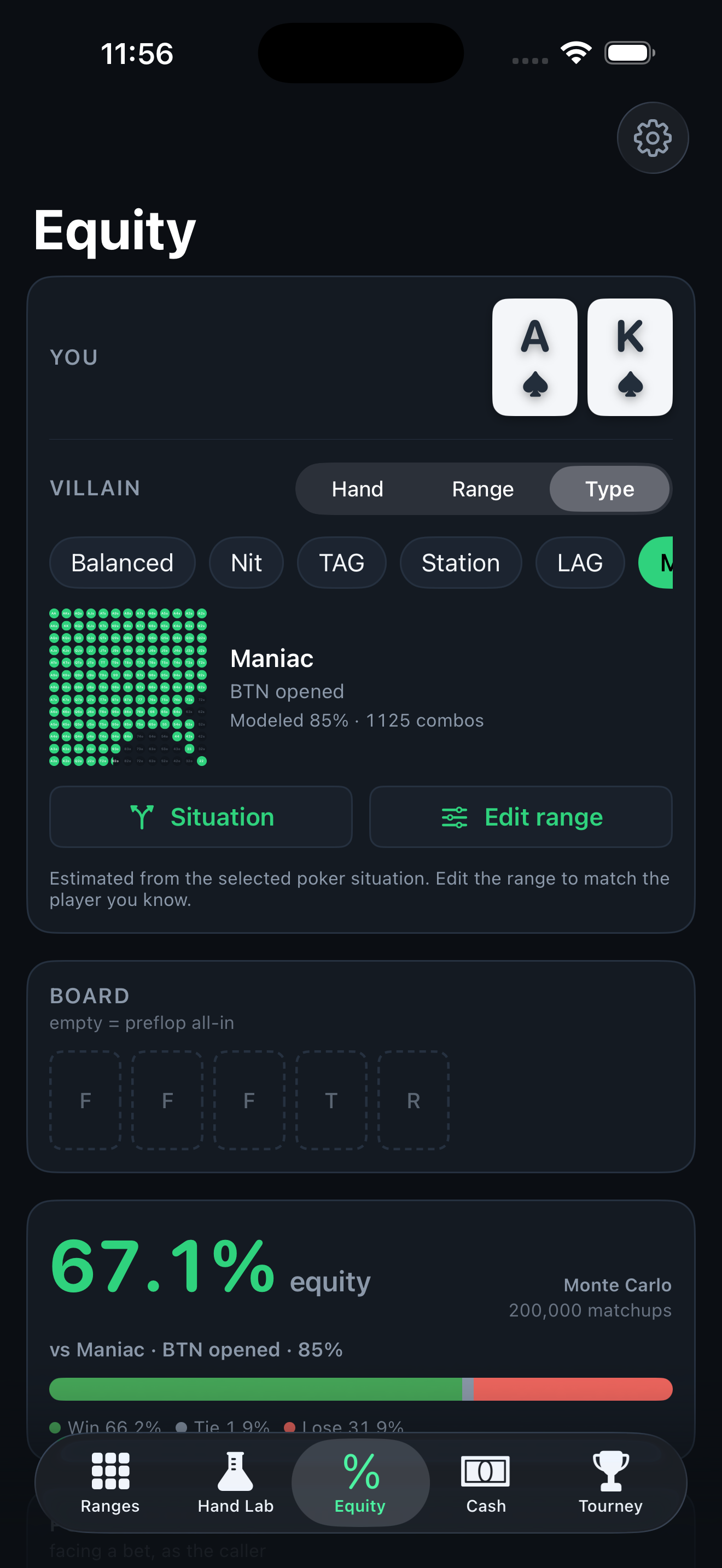 GTO Trainer screenshot 8