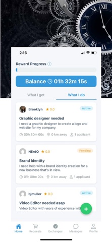 TIME X APP screenshot