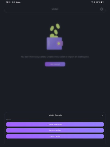 CFWallet - Crypto Wallet iPad screenshot