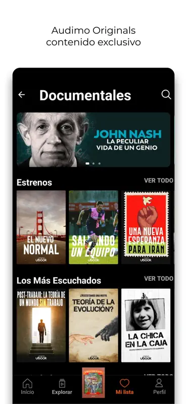 Ubook: Audiobooks screenshot 2 of 5