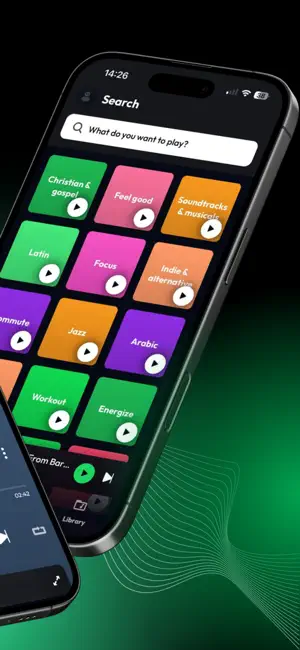 Lyra - Music, Radio, eSound iPhone screenshot 2