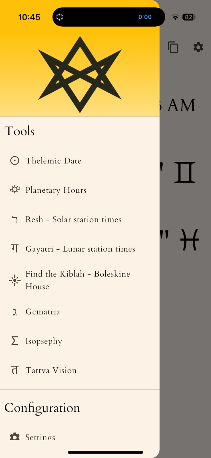Thelema 93 iphone screenshot 2