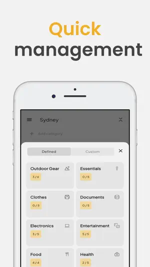 Travel Packing List - PackMate screenshot 4