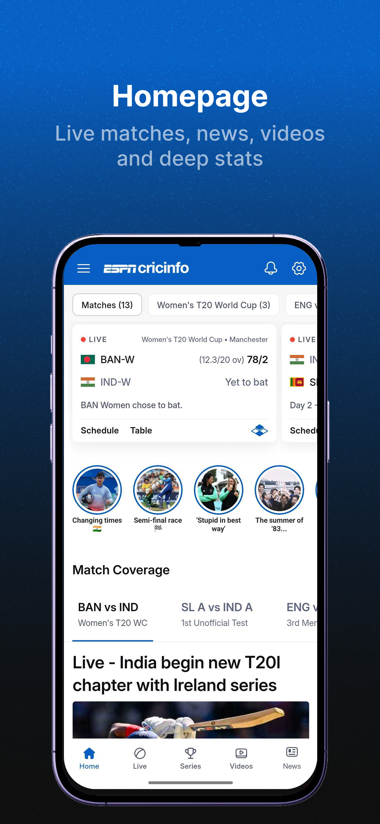 Cricinfo - Live Cricket Scores screenshot 6