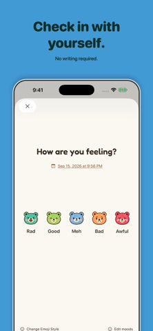 Moodvale: Mood Tracker & Diary Screenshot 2 of 10