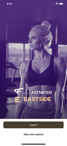 Lila Fitness. iPhone screenshot