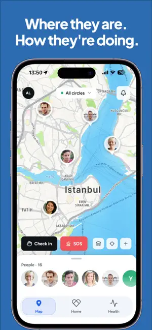 SafeSense: Family Health & GPS screenshot 1
