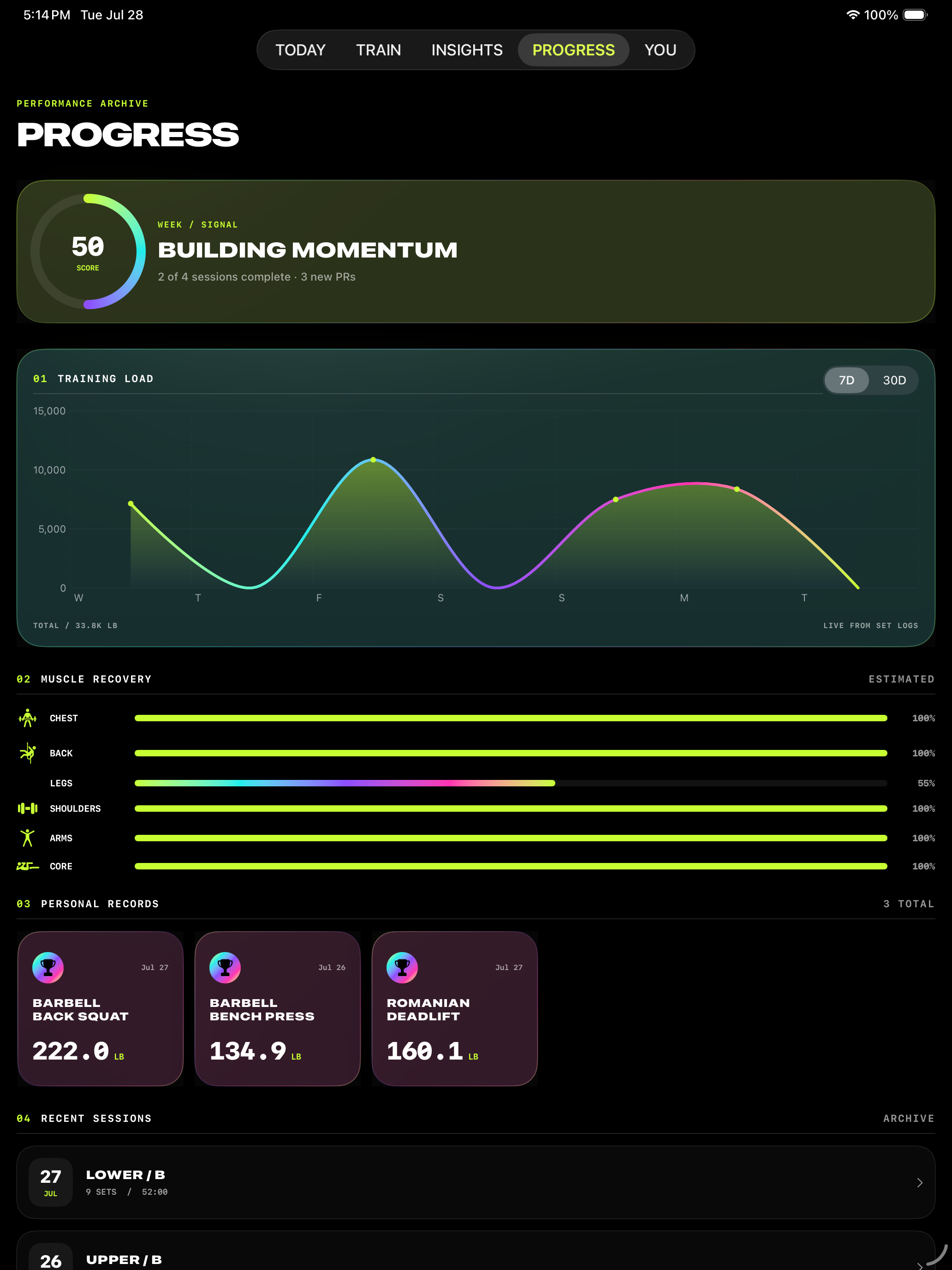 Earned: Workout Planner screenshot 9