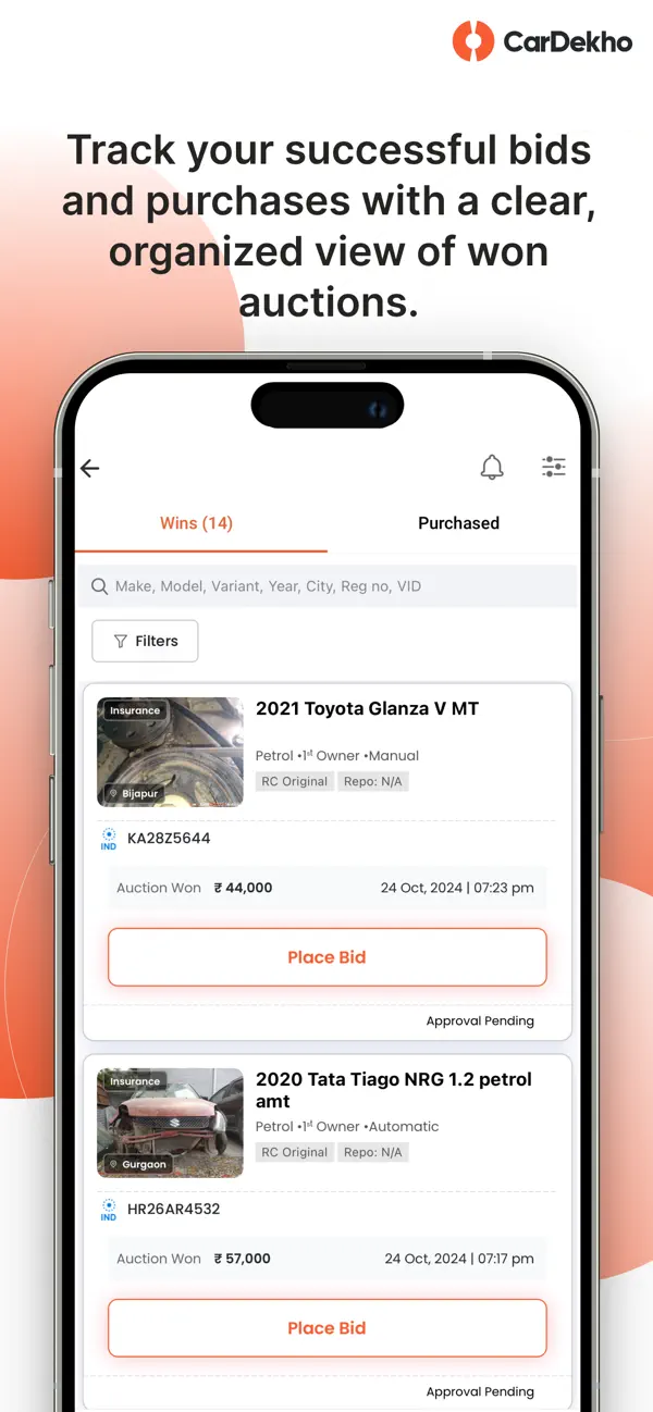Screenshot #3 pour Auctions by CarDekho