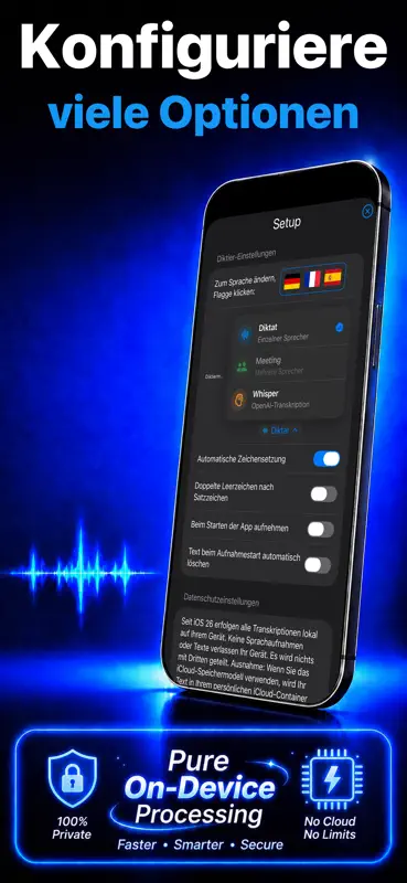 Diktat Pro - Sprache zu Text screenshot 5 of 5