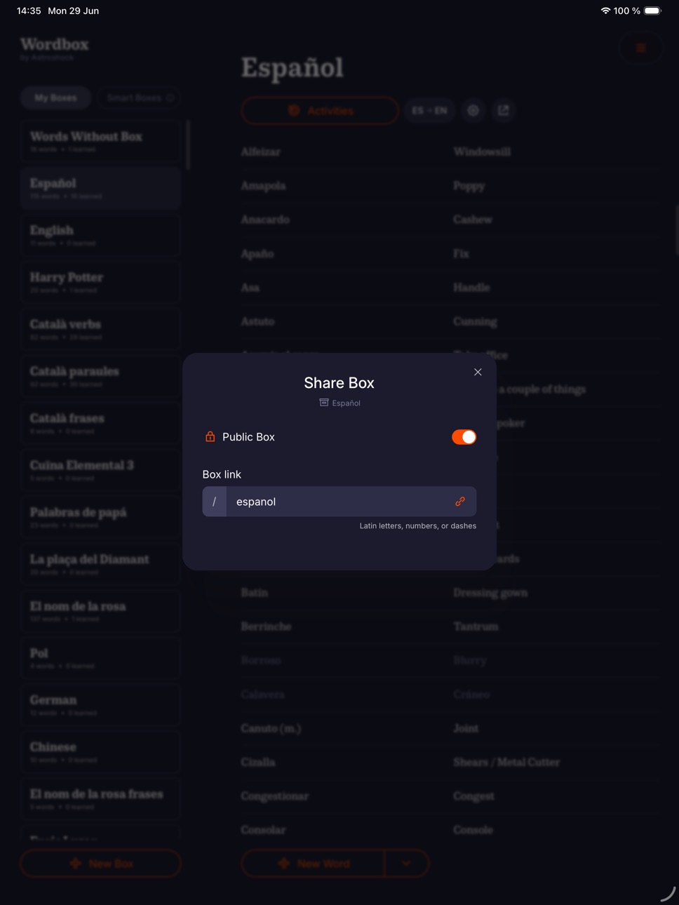 iPad screenshot