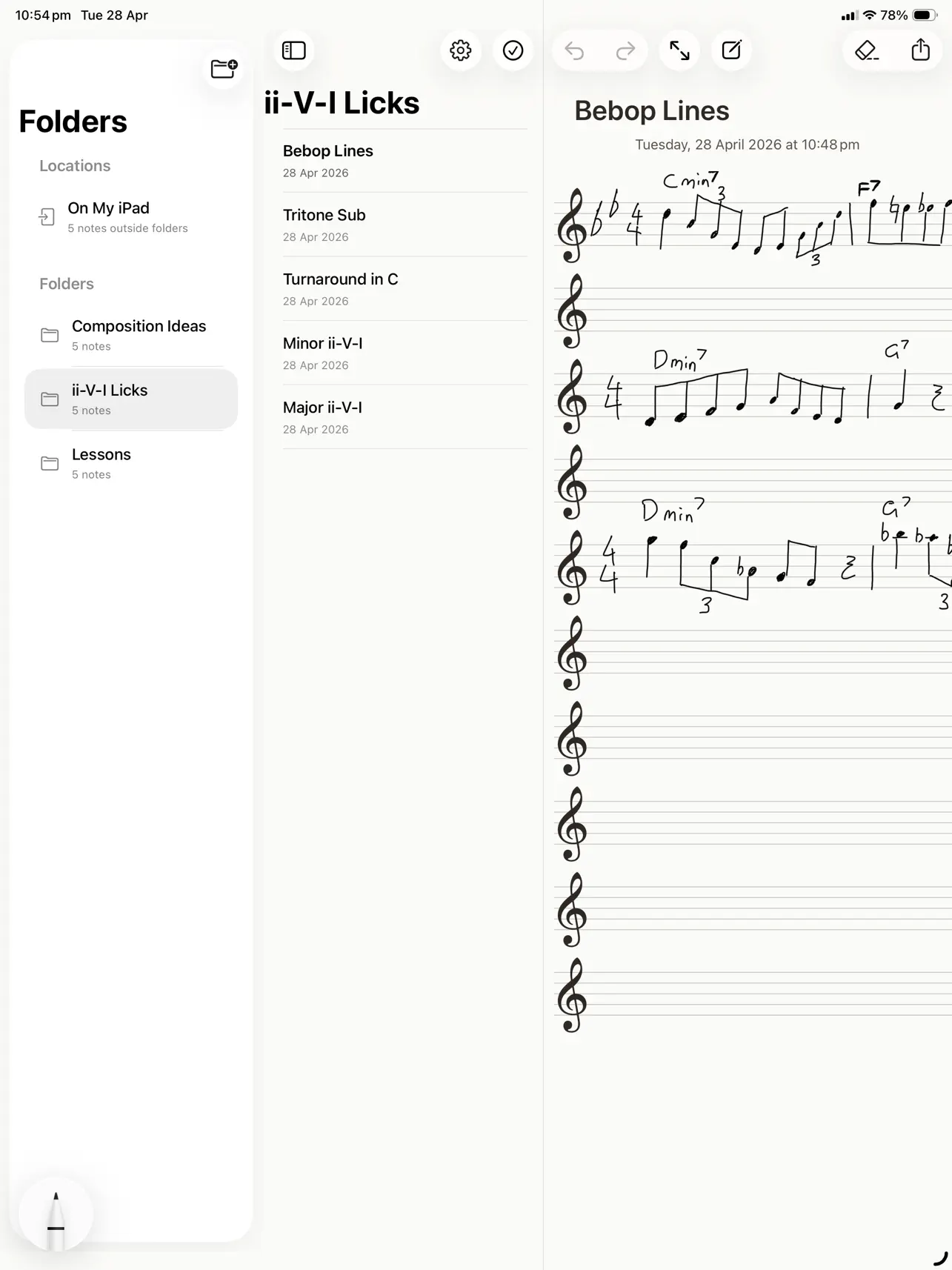 Screenshot #5 pour Passing Notes