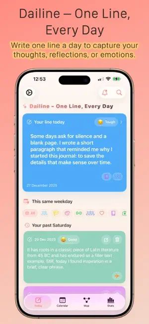 Dailine – One Line, Every Day screenshot 1