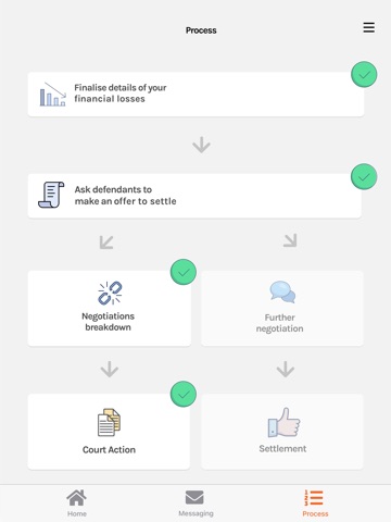 Rowan Rose Solicitors iPad screenshot