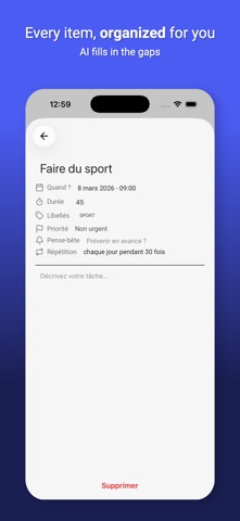 Oday - Organization & Goals iPhone screenshot