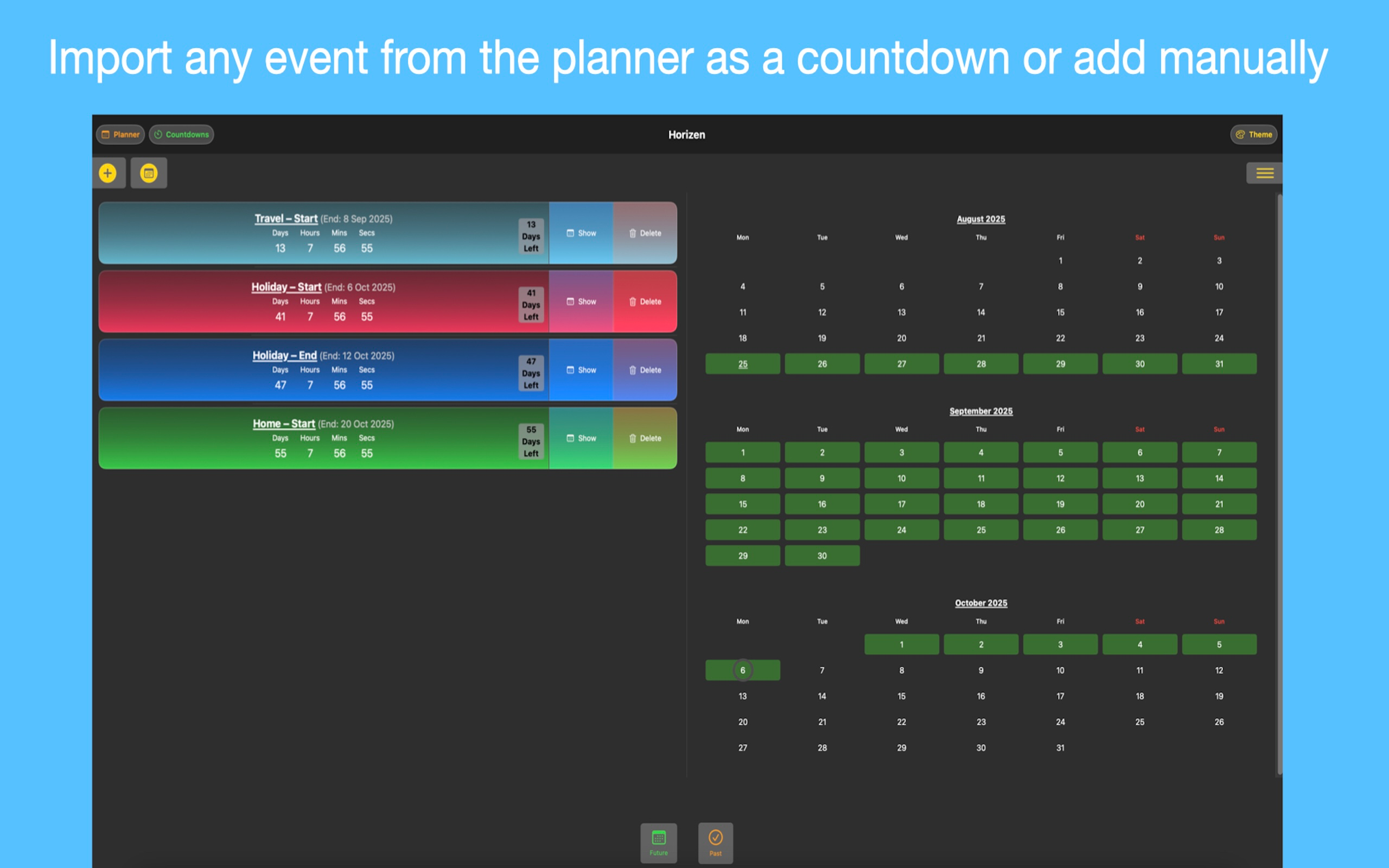 Horizen - Year Planner screenshot 19