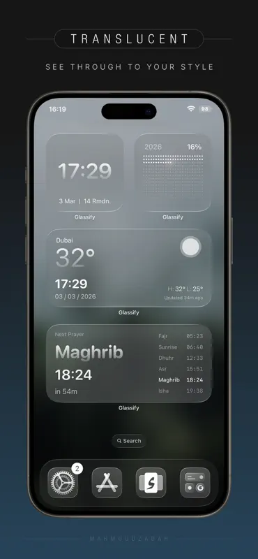 Glassify - Widgets & Themes screenshot 7 of 10