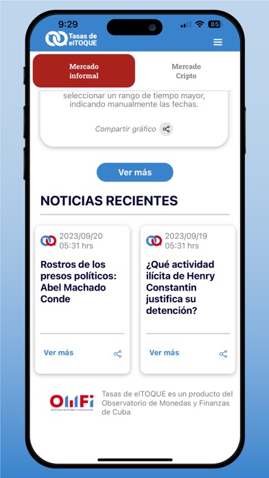 Tasas de elTOQUE Screenshot