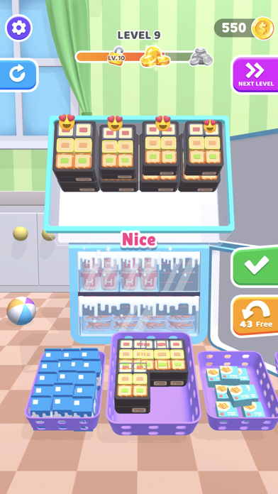 Fridge Organizing Game Screenshot