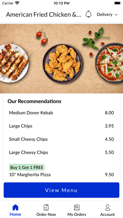American Fried Chicken & Pizza Screenshot
