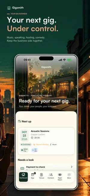 Gigsmith: Gig Manager screenshot 1
