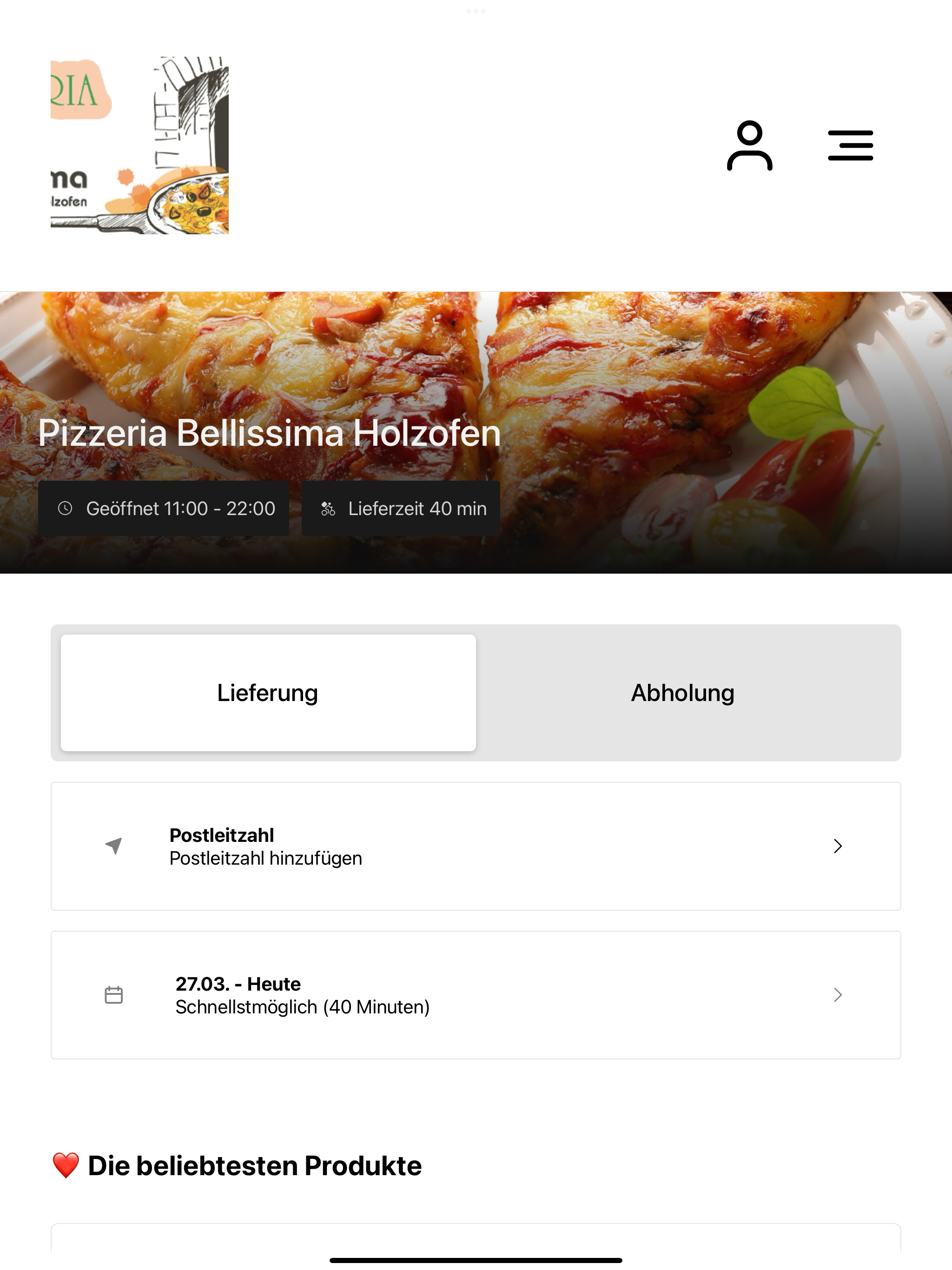 Pizzeria Bellissima Holzofen screenshot 5