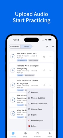 Echo Loop: English Coach Screenshot 1 of 9