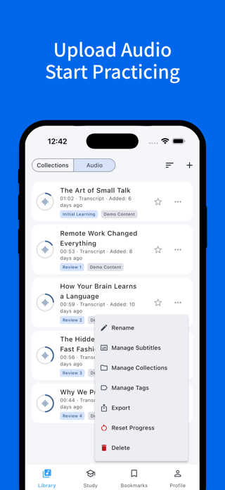 Echo Loop: English Coach Screenshot 1 of 9