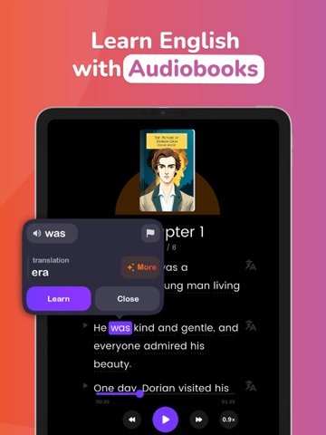 ENGO AI English Speaking Tutor iPad screenshot