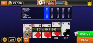 Video Poker games Classic fun screenshot #3 for iPhone