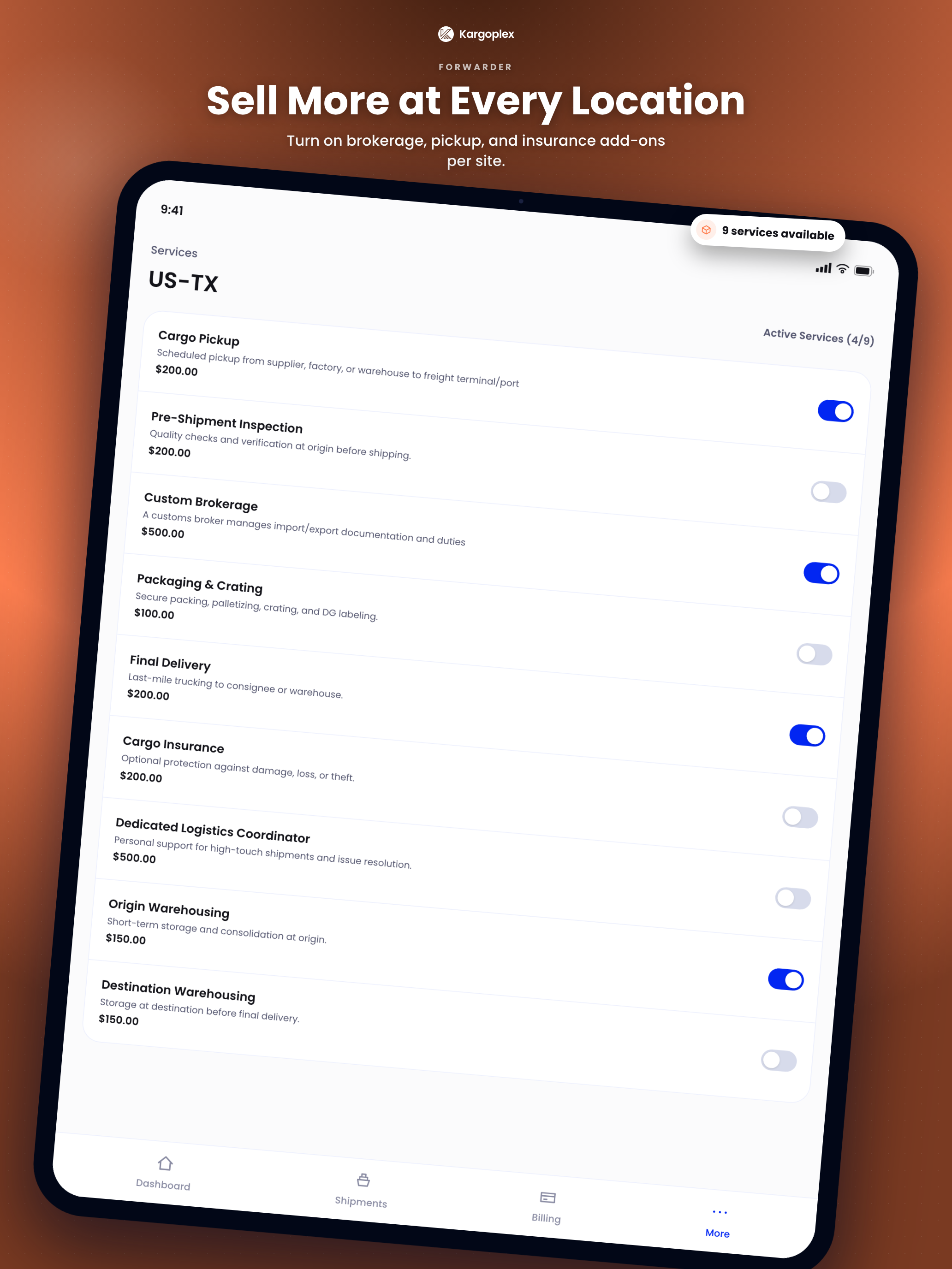 Kargoplex Forwarder screenshot 17