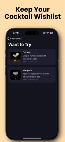 Cherry Paul：鸡尾酒记录 screenshot