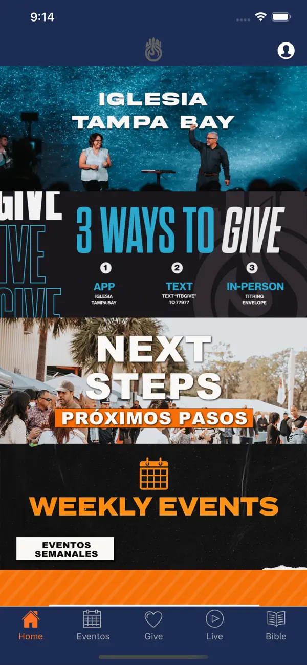 Screenshot #1 pour Iglesia Tampa Bay