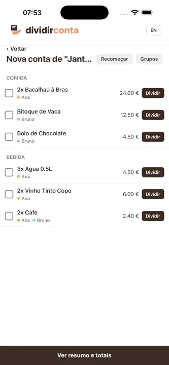 dividirconta screenshot 3