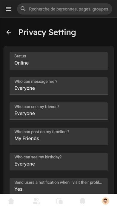 Screenshot #3 pour Clavarder