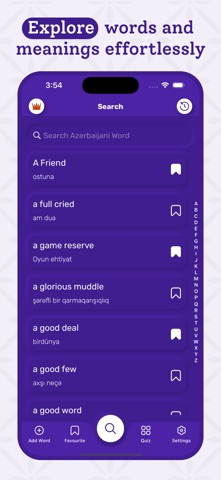 Azerbaijani Dictionary offline Screenshot 2 of 8