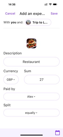 Split Payments -Group Expenses screenshot