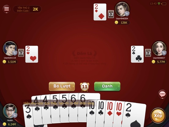 Screenshot #5 pour Tiến Lên