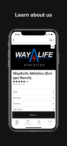 WayALife Athletics iPhone screenshot