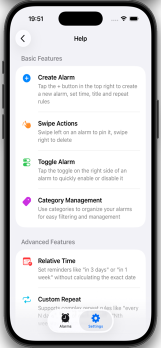 RemindClock-Repeat Rules Clock Screenshot 7 of 10