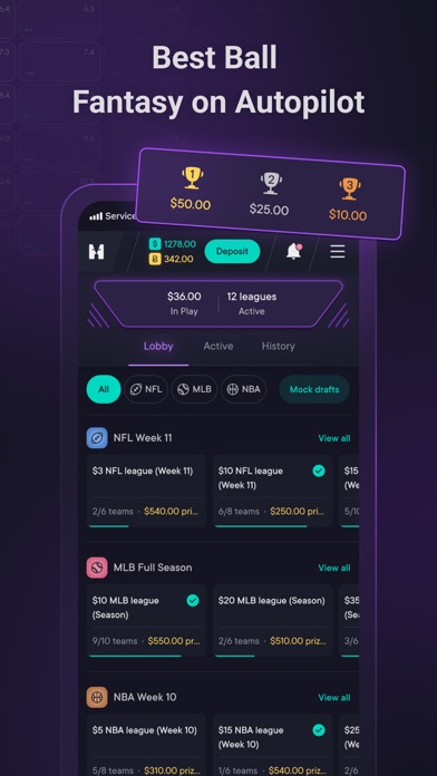 Rival Fantasy Sports Screenshot