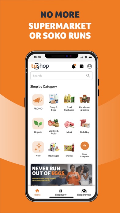 Tushop: Quick Grocery Shopping Screenshot