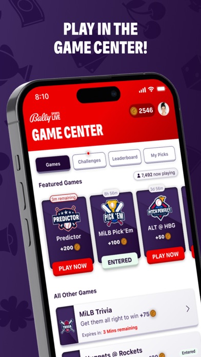 Bally Sports Live Screenshot