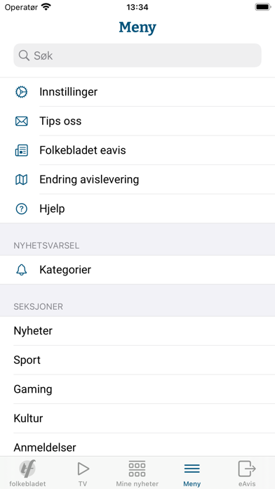 Folkebladet.no Screenshot