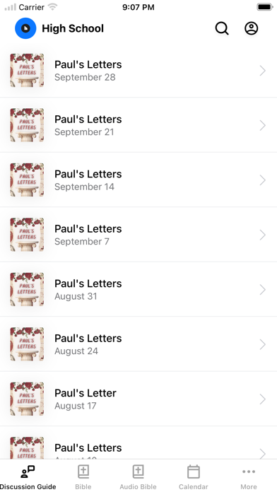 High School - Perimeter iPhone screenshot 1 - Education app