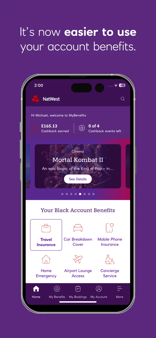 Screenshot #1 pour NatWest Premier Black