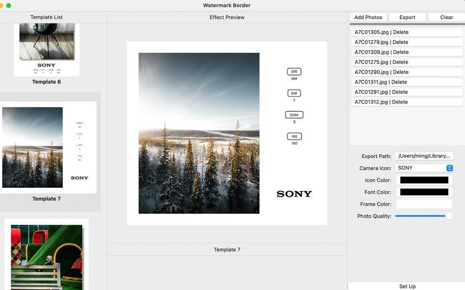#3. Watermark Border (macOS) 由: 明 刘
